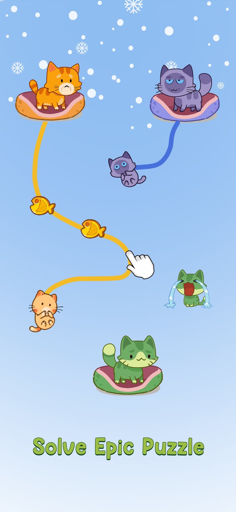 Cat Puzzle: Draw to Kitten screenshot 2 - screenshot