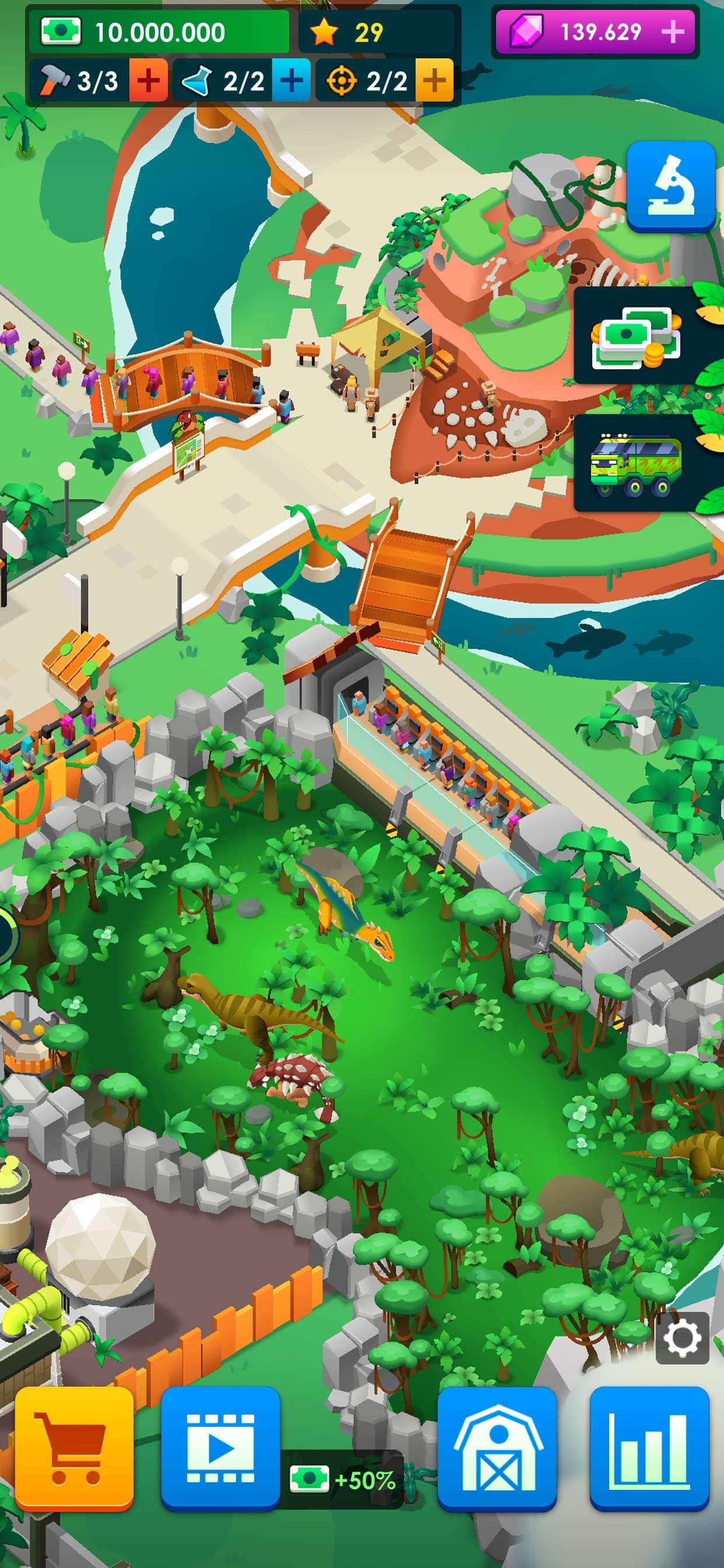 Dinosaur Park—Jurassic Tycoon screenshot 5 - screenshot