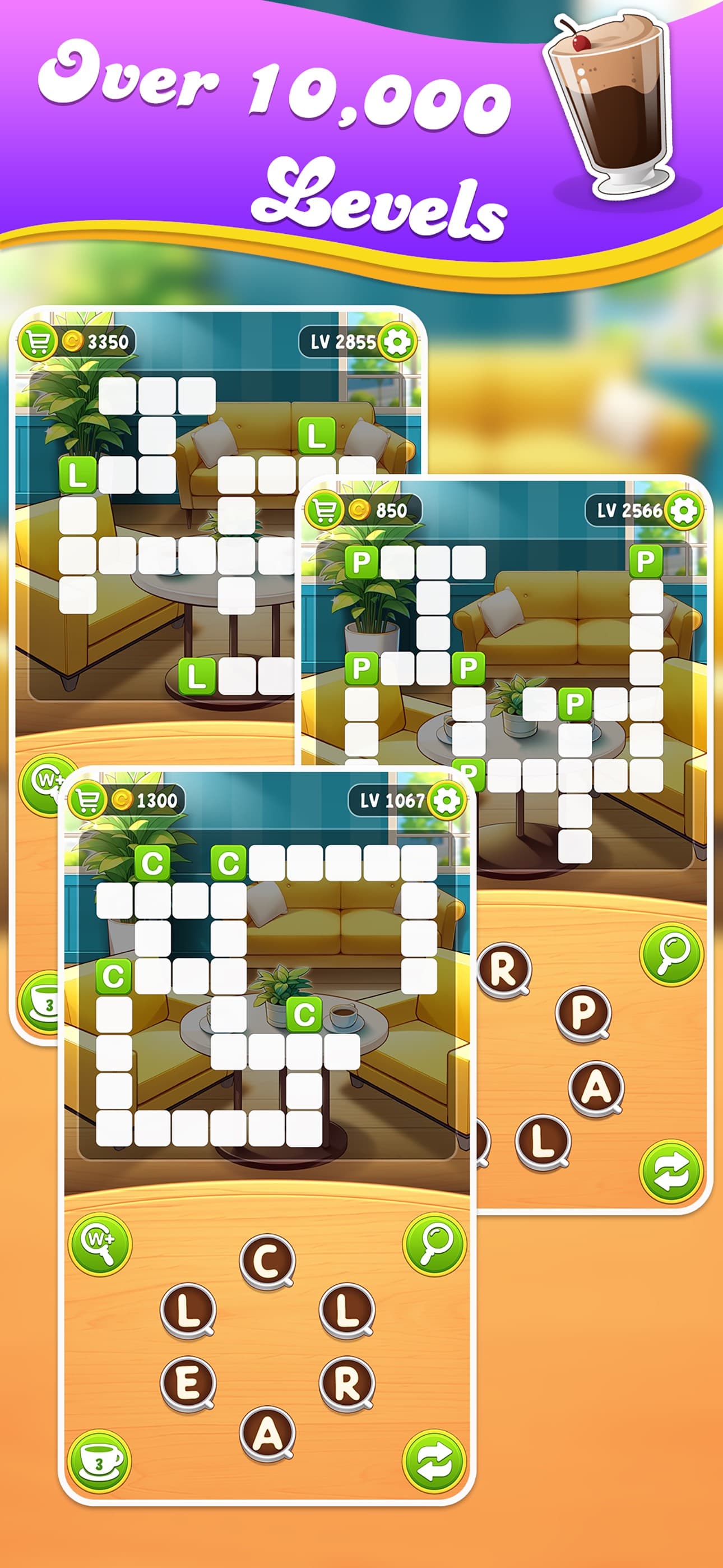 Brain training game:WordCoffee screenshot 4 - screenshot