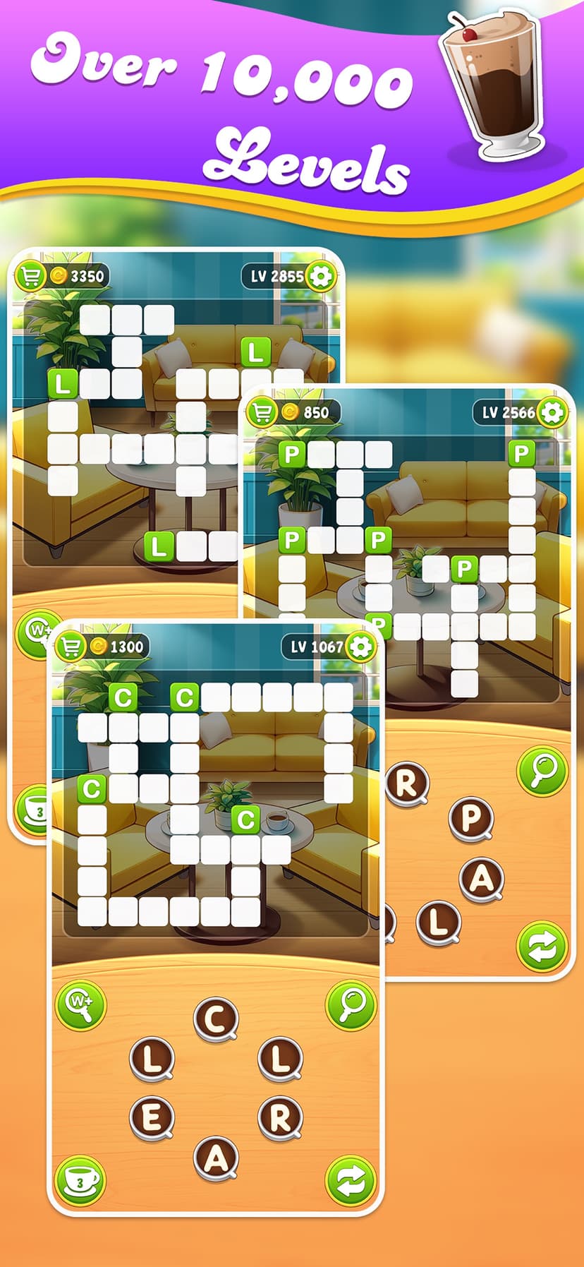 Brain training game:WordCoffee screenshot 4 - screenshot