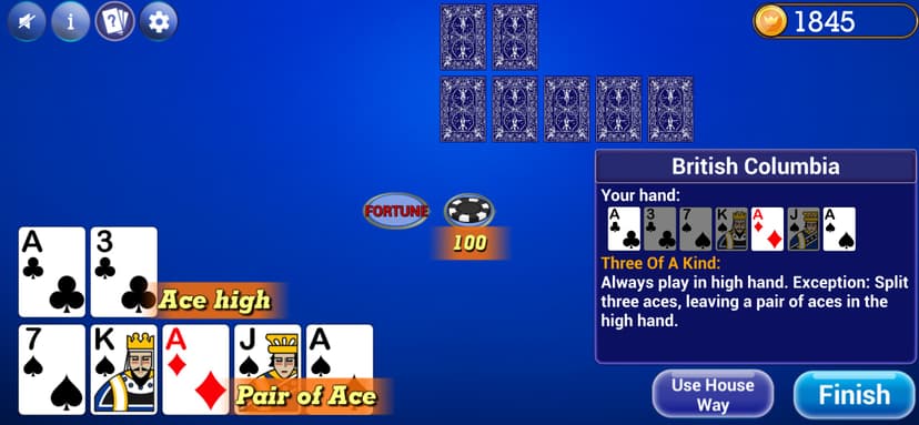 Pai Gow Poker Trainer screenshot 1 - screenshot