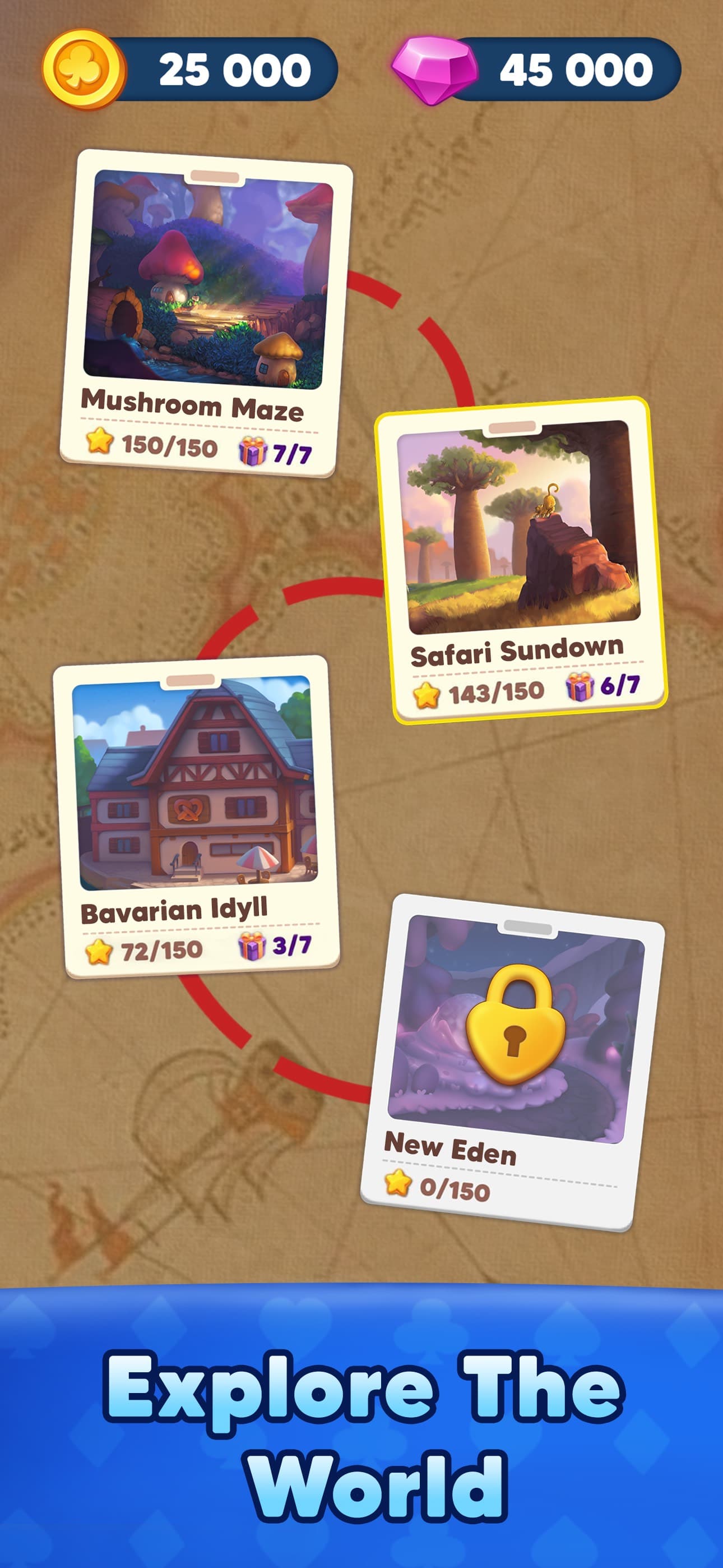 Solitaire Adventures Tripeaks screenshot 3 - screenshot