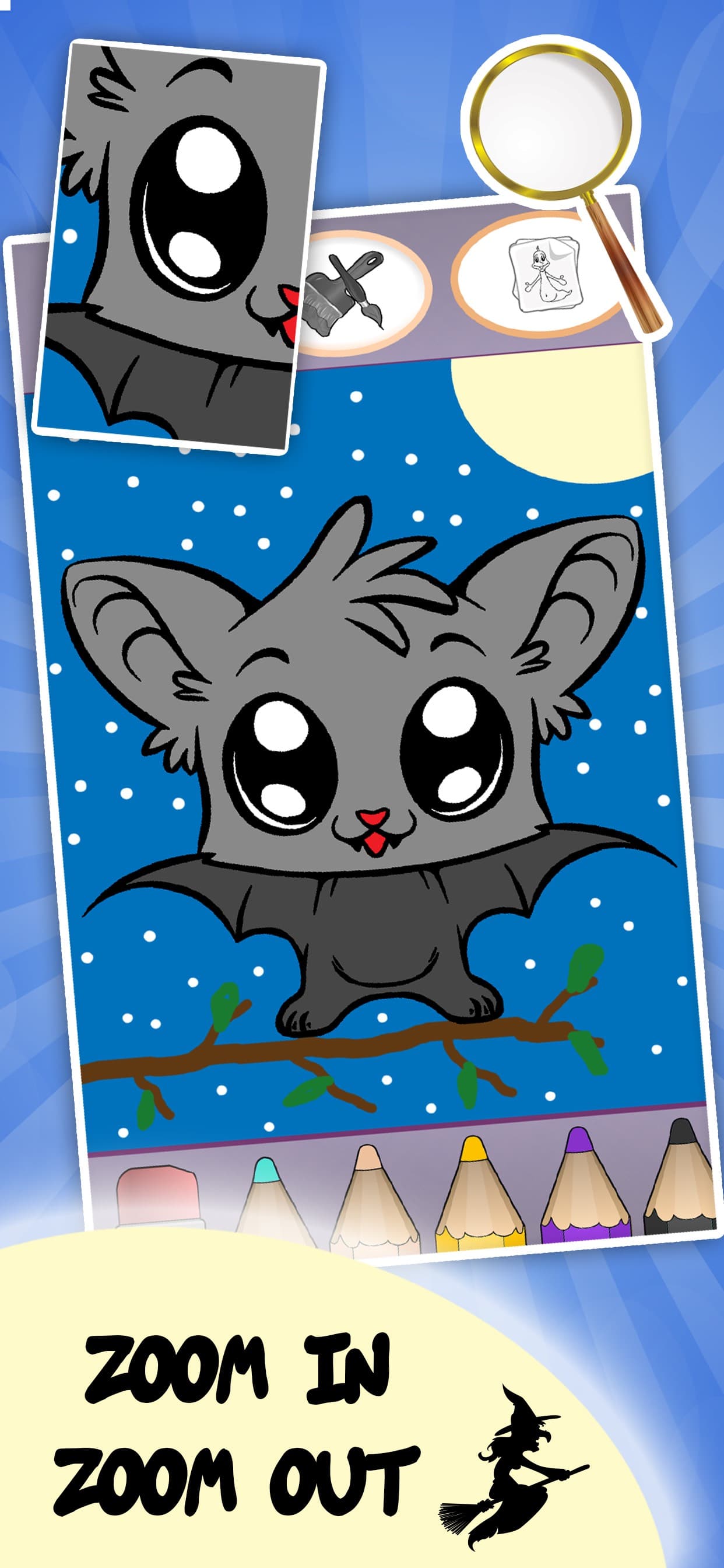 Coloring book : Draw Halloween screenshot 1 - screenshot
