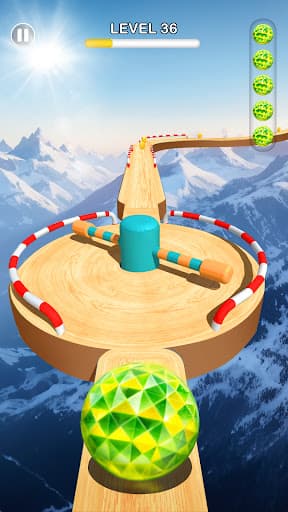 Rolling Ball Sky Escape screenshot 7 - screenshot
