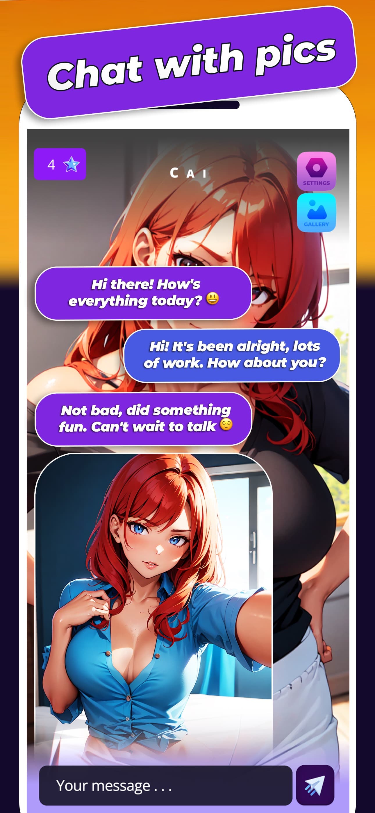 Cai: AI Anime Chat Waifu screenshot 3 - screenshot