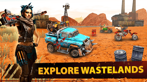 Dead Paradise Car Race Shooter screenshot 1 - screenshot