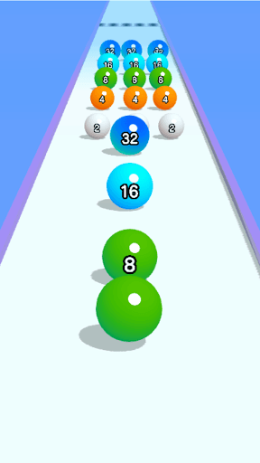 Ball Run 2048: merge number screenshot 2 - screenshot