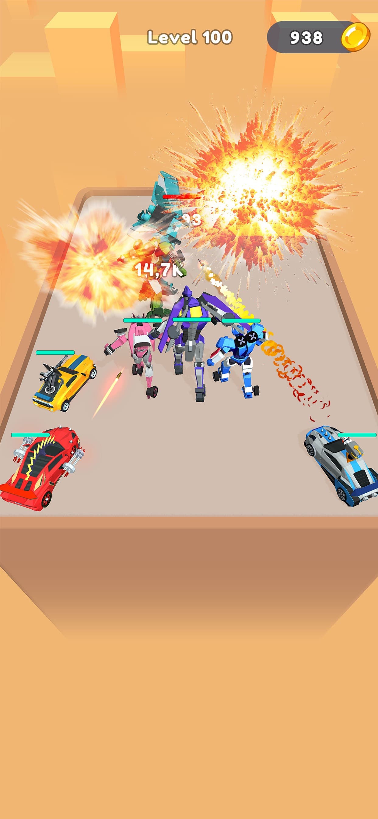 Merge Robot Master: Car Games screenshot 2 - screenshot