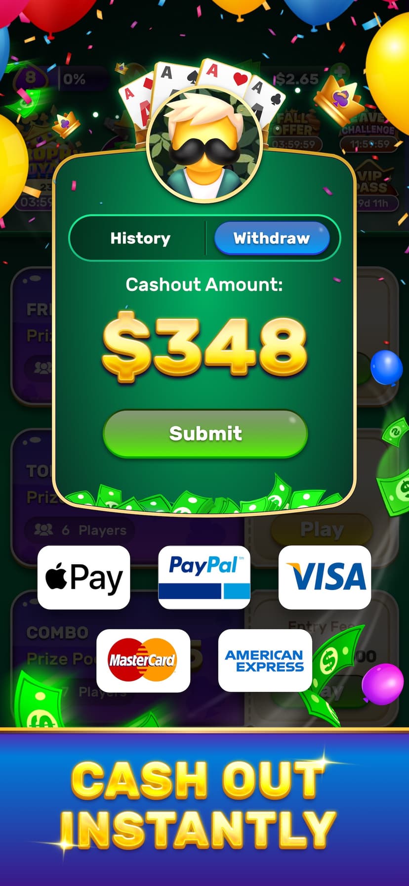 Solitaire Royale - Win Money screenshot 2 - screenshot