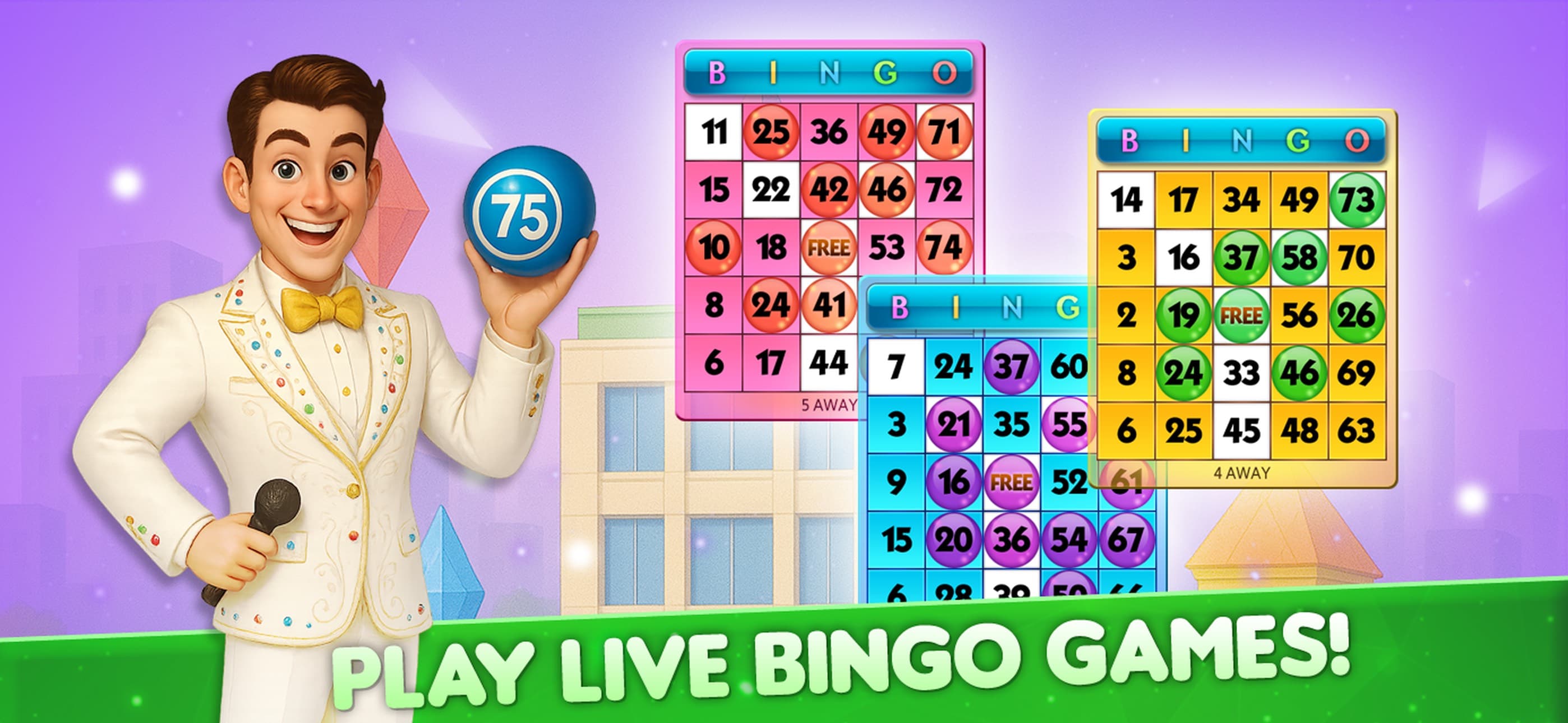 Bingo City 75: Bingo & Slots screenshot 1 - screenshot