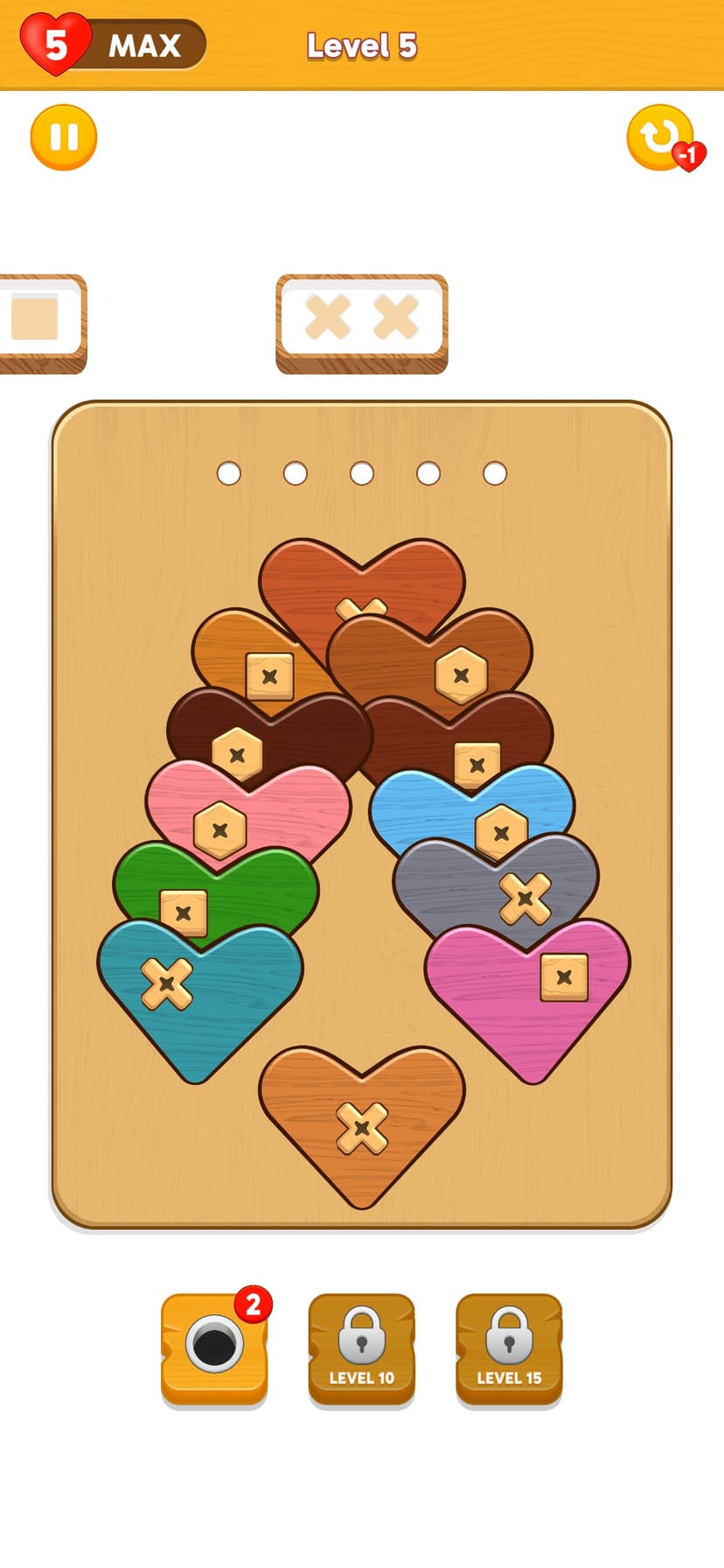 Shape Screw Jam - Wood Nuts screenshot 1 - screenshot