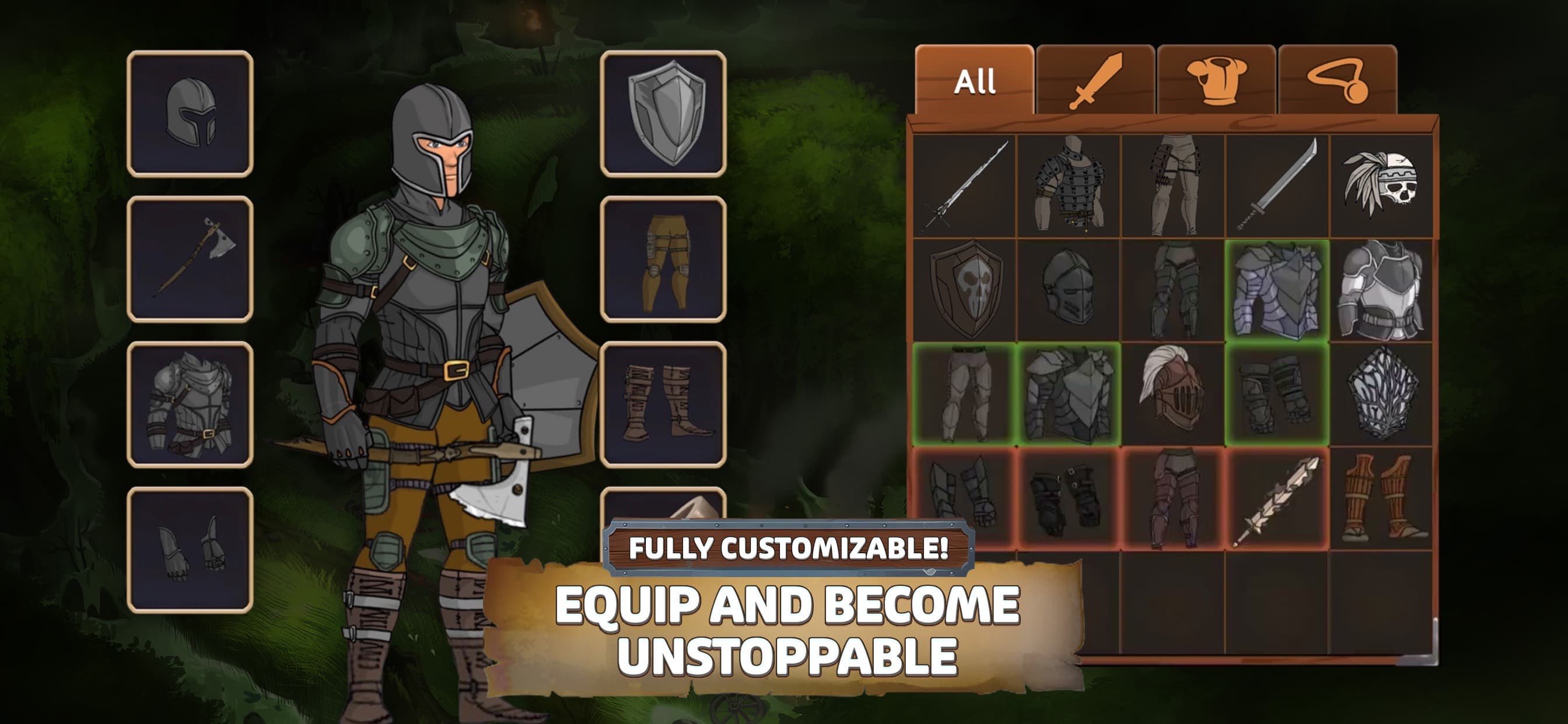 Obsidian Knight: Roguelike RPG screenshot 3 - screenshot