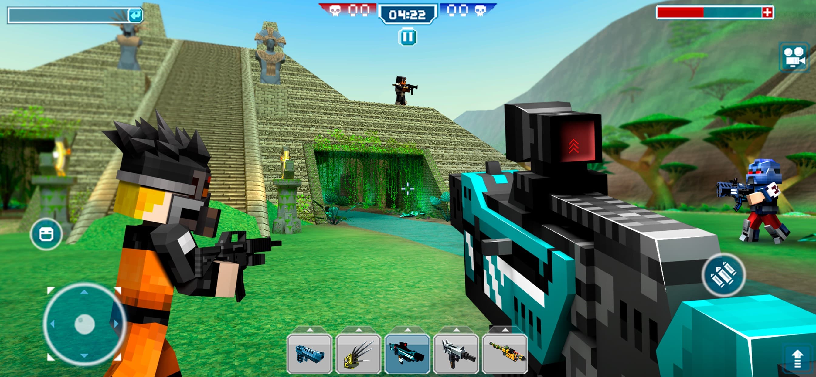 Blocky Cars - tank games screenshot 3 - screenshot