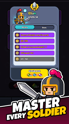 Tiny Warriors Rush - Idle TD screenshot 4 - screenshot