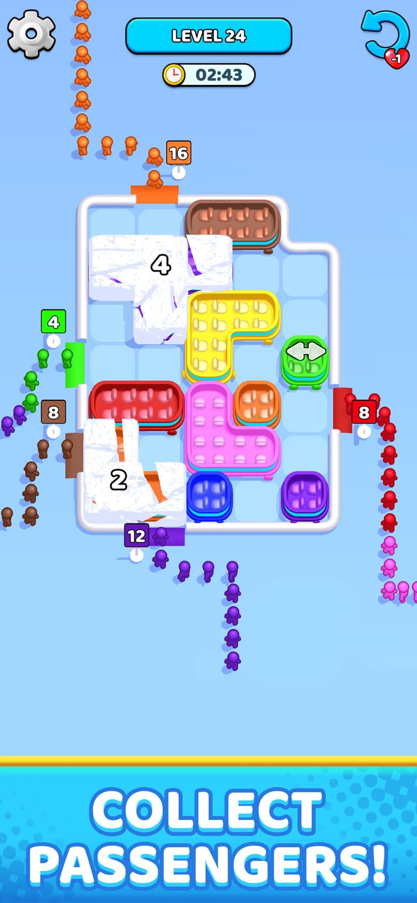Sky Bus Jam Puzzle screenshot 2 - screenshot