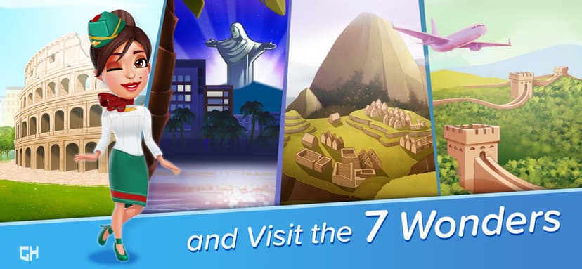 Amber's Airline - 7 Wonders screenshot 2 - screenshot