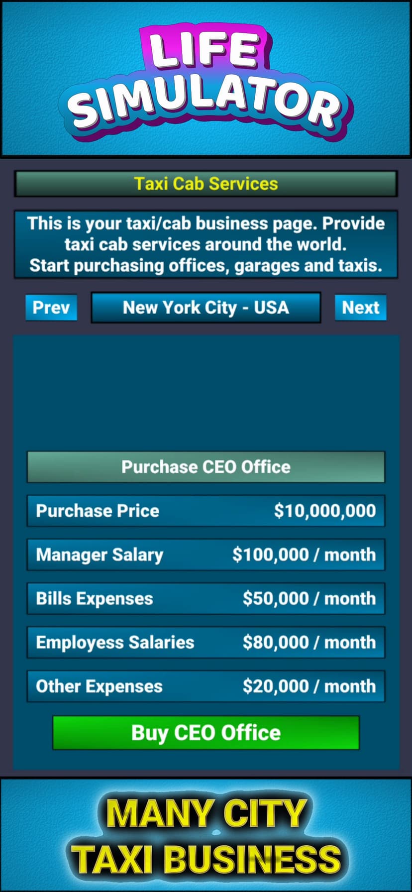 Life Simulator - Business Game screenshot 7 - screenshot