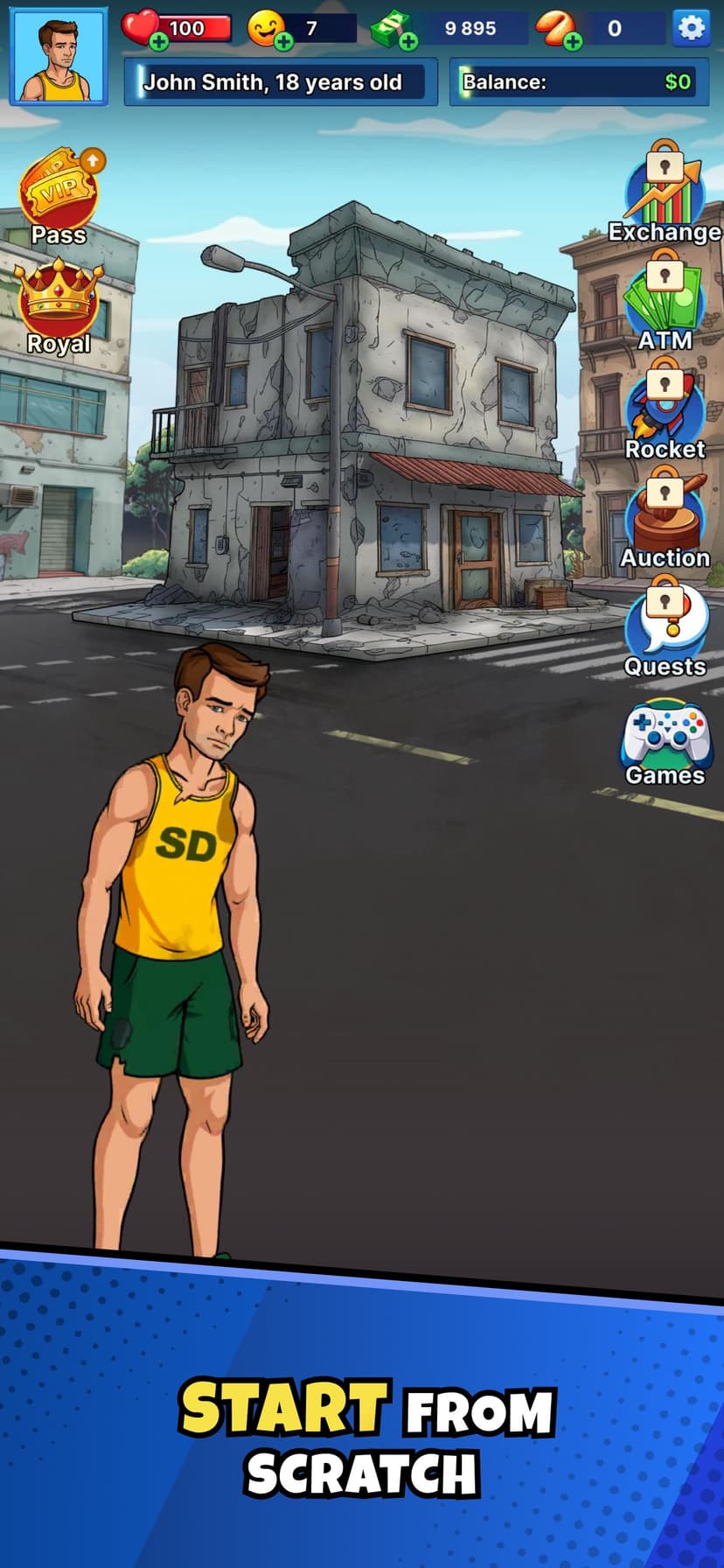Slumdog Billionaire: Life sim screenshot 1 - screenshot