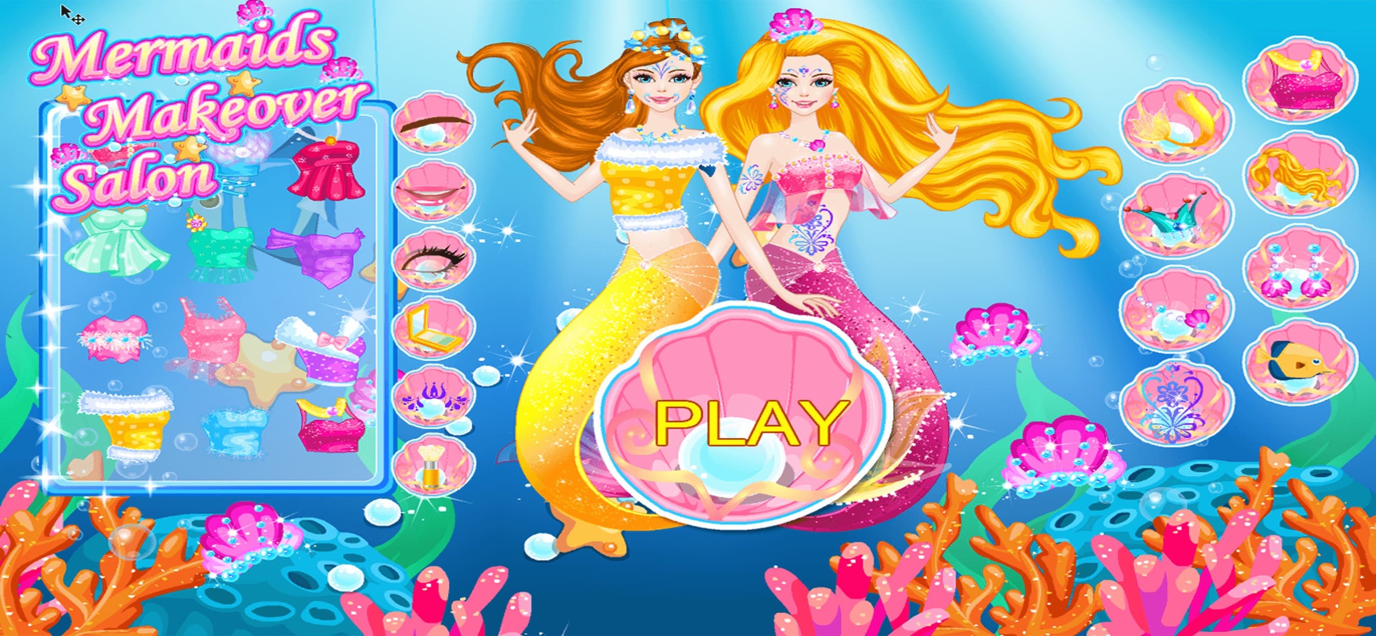 Mermaid Games, Dressing & Hair screenshot 1 - screenshot