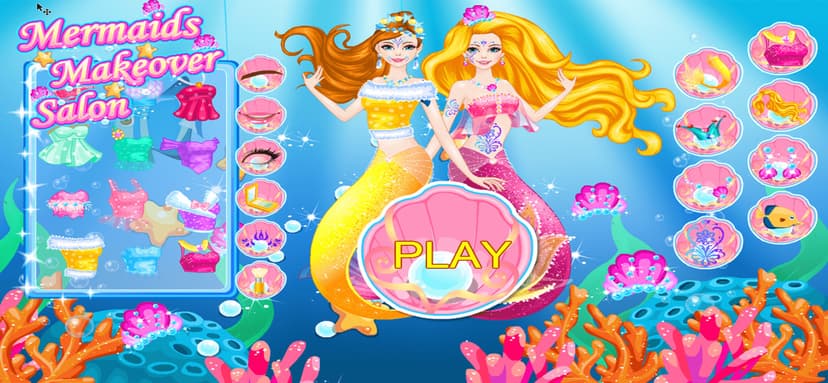 Mermaid Games, Dressing & Hair screenshot 1 - screenshot