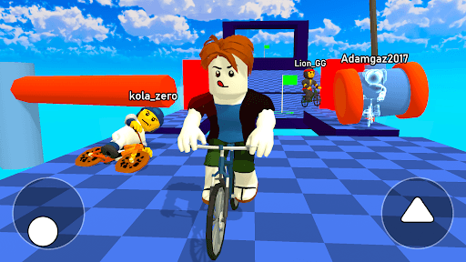 Obby bike: Parkour Adventure screenshot 2 - screenshot