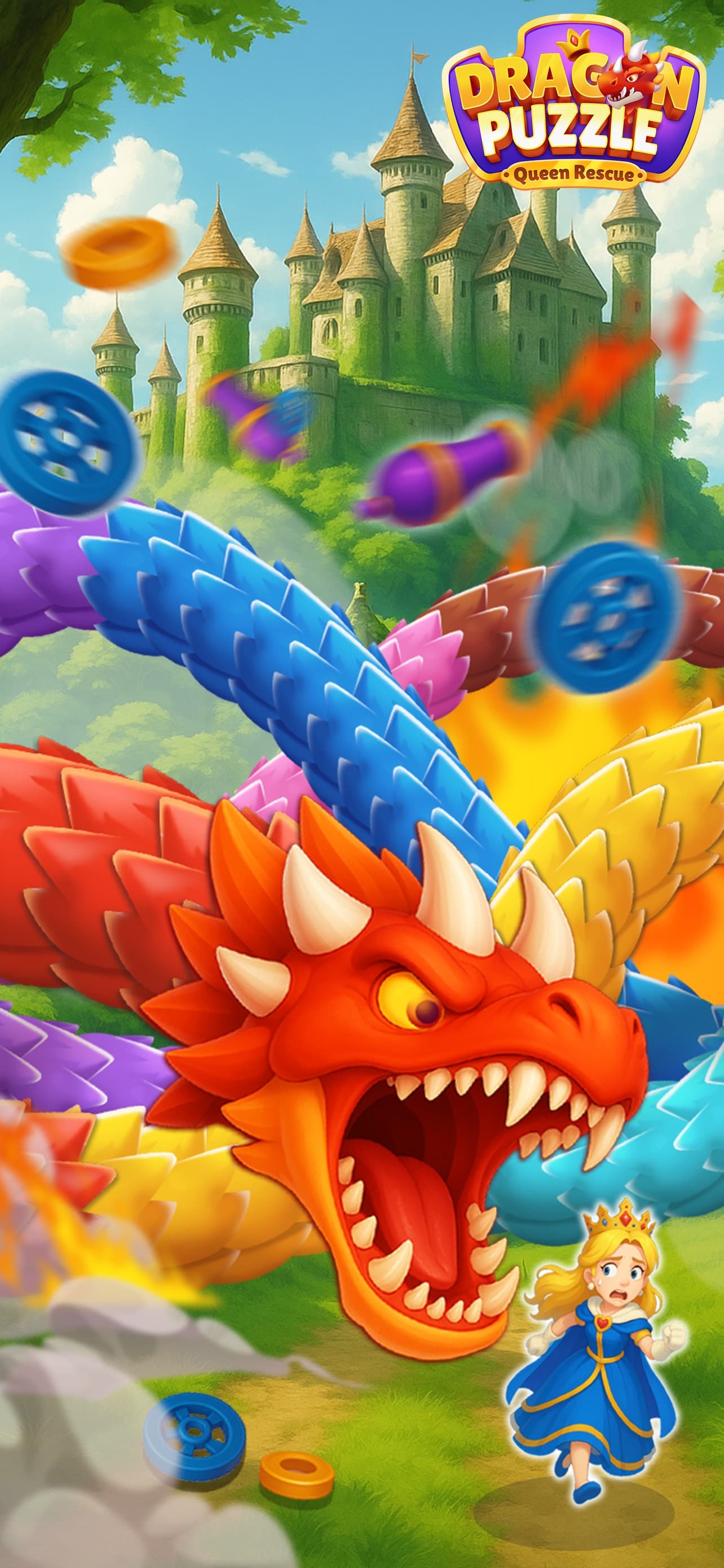 Queen Rescue: Dragon Puzzle screenshot 5 - screenshot