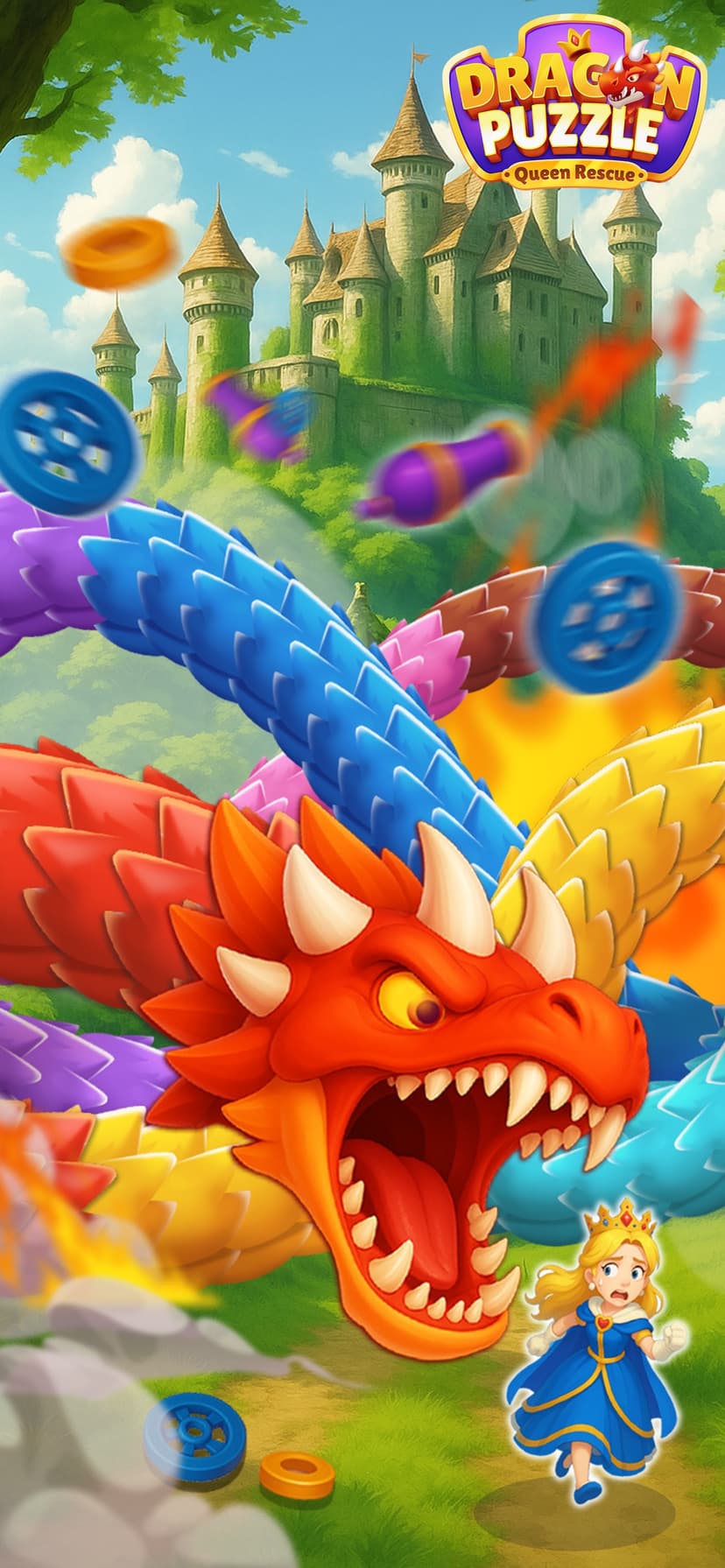 Queen Rescue: Dragon Puzzle screenshot 5 - screenshot