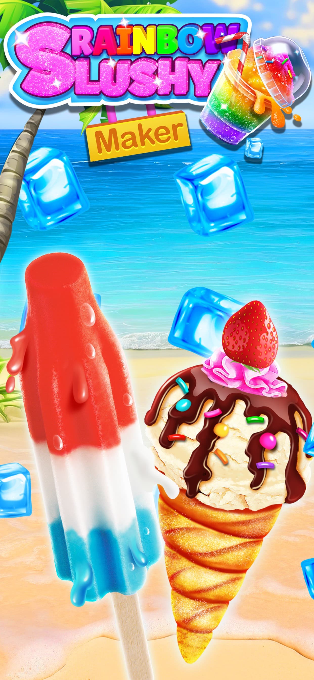Rainbow Frozen Slushy Truck screenshot 2 - screenshot