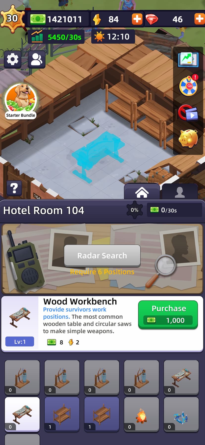 Idle Survivor Fortress Tycoon screenshot 5 - screenshot