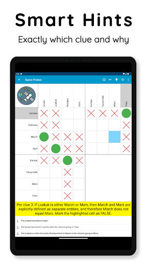 Logic Grid Puzzles: Brain Game screenshot 10 - screenshot