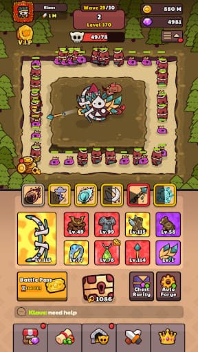 Smith Legend: Idle Rpg TD screenshot 6 - screenshot