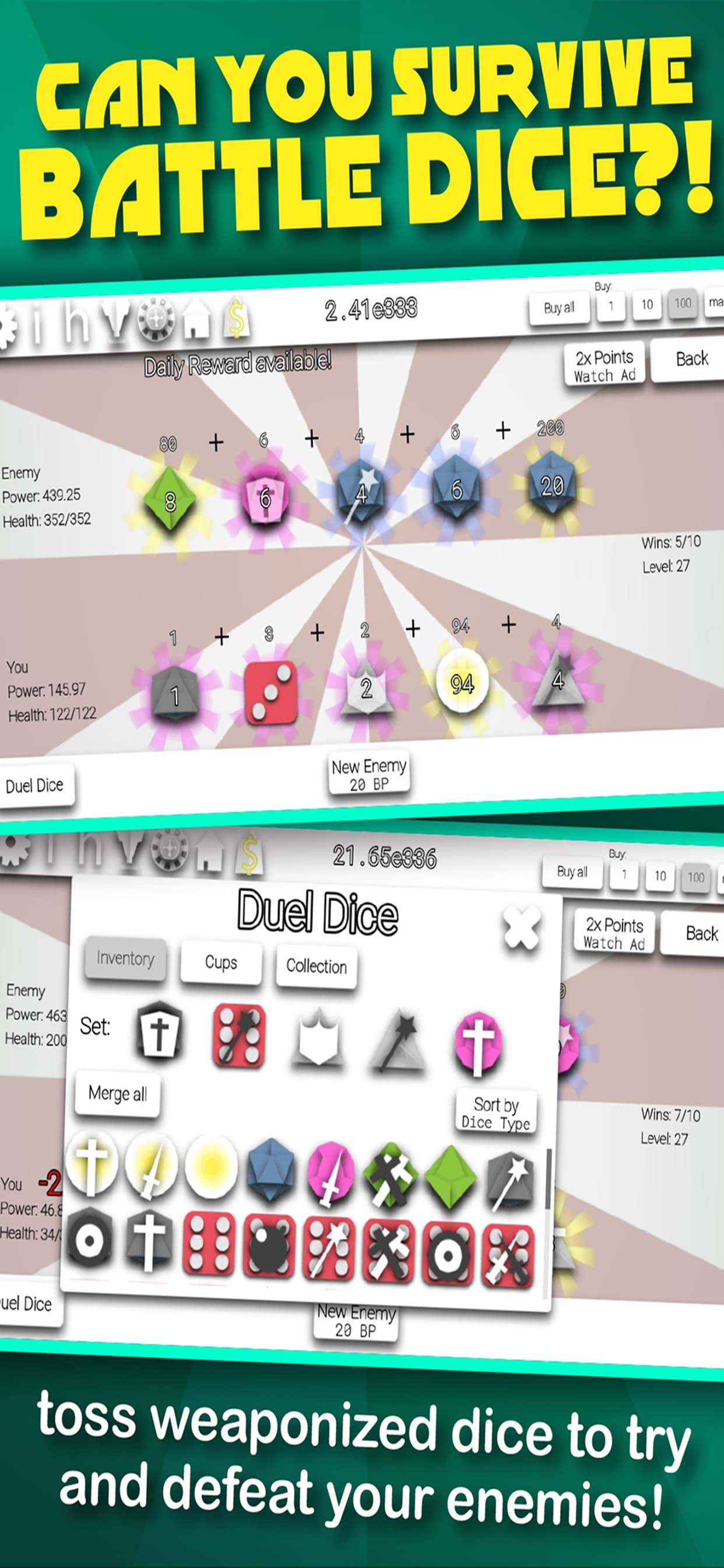 Idle Dice: Incremental Game screenshot 4 - screenshot