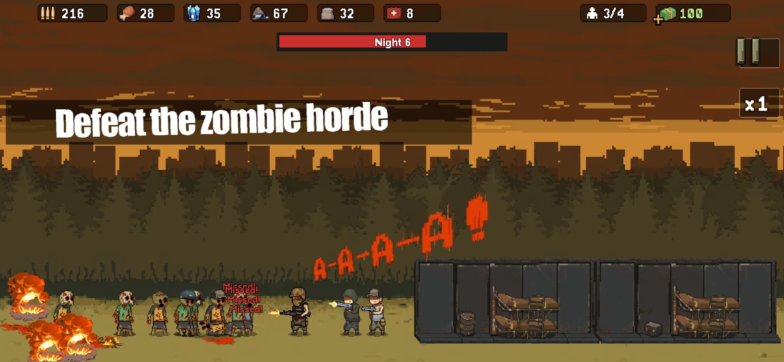 Forest Survival - Zombie War screenshot 1 - screenshot