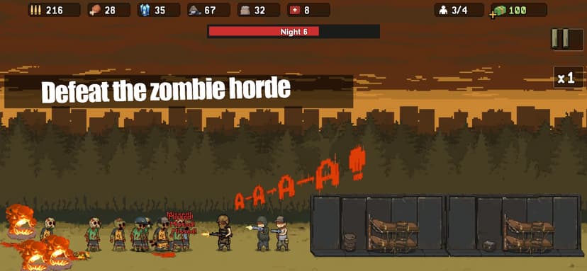 Forest Survival - Zombie War screenshot 1 - screenshot