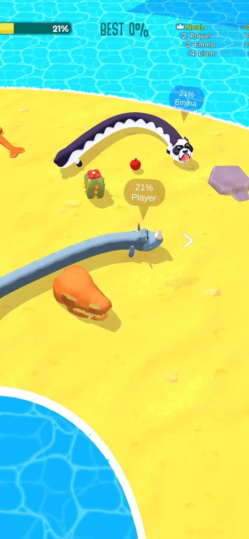Snake Arena 3D: Battle Rivals! screenshot 2 - screenshot