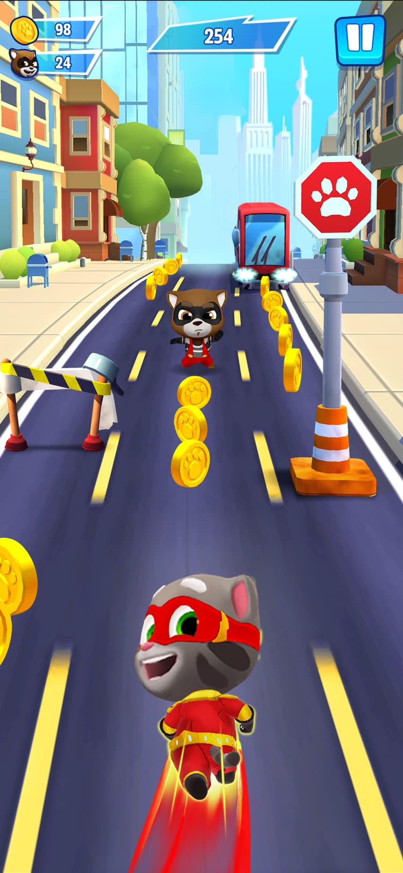 Talking Tom Hero Dash screenshot 1 - screenshot