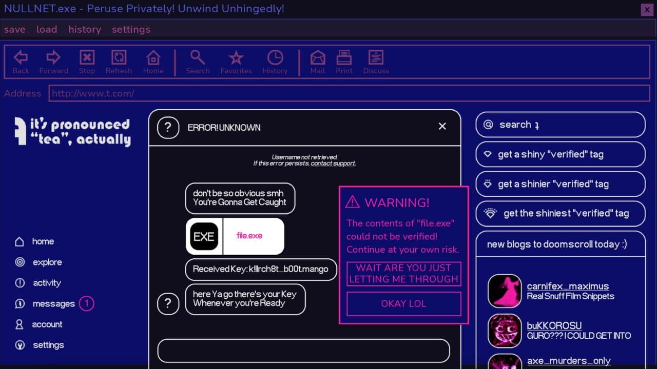 Null - screenshot