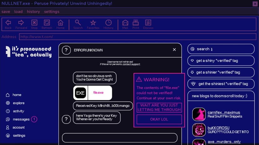 Null - screenshot