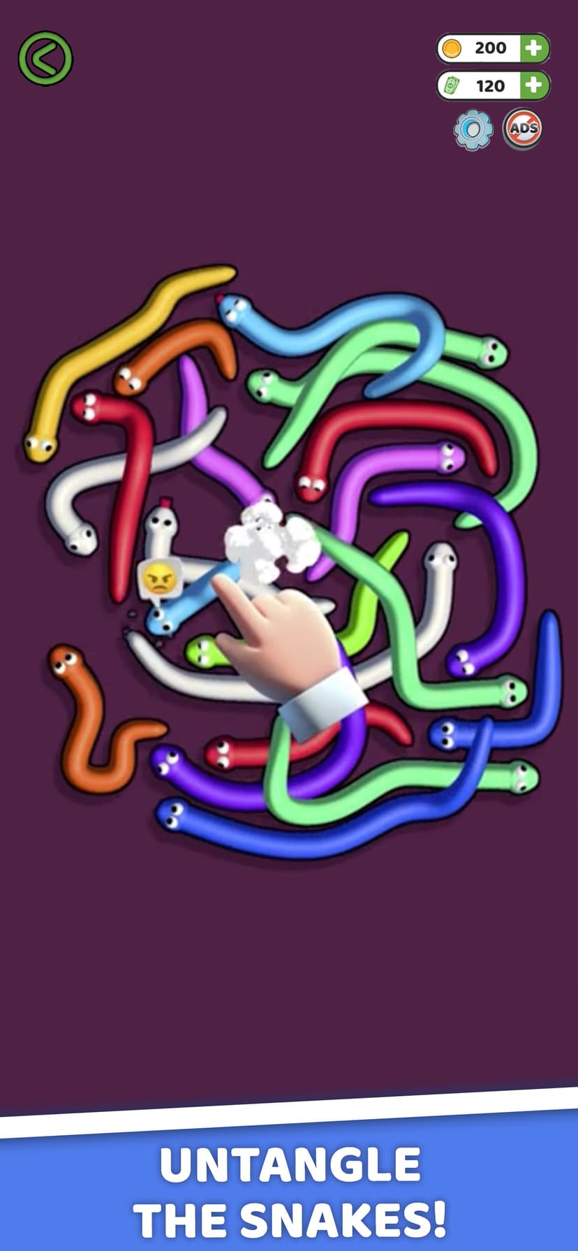 Tangled Snakes screenshot 1 - screenshot