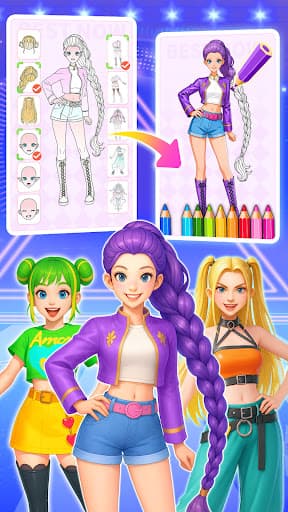 Princess Game Fantasy Coloring screenshot 16 - screenshot
