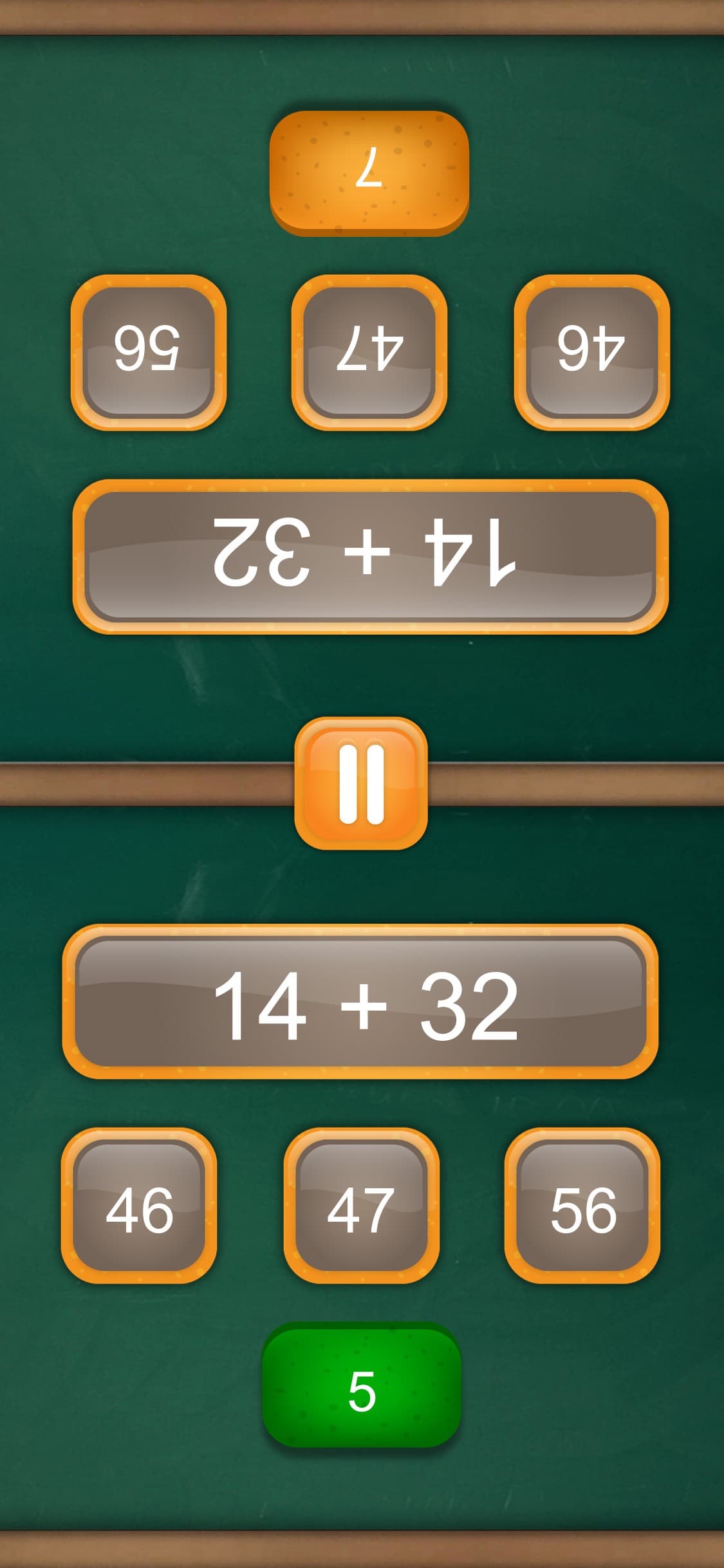 Math Fight: 2 Player Math Game screenshot 1 - screenshot