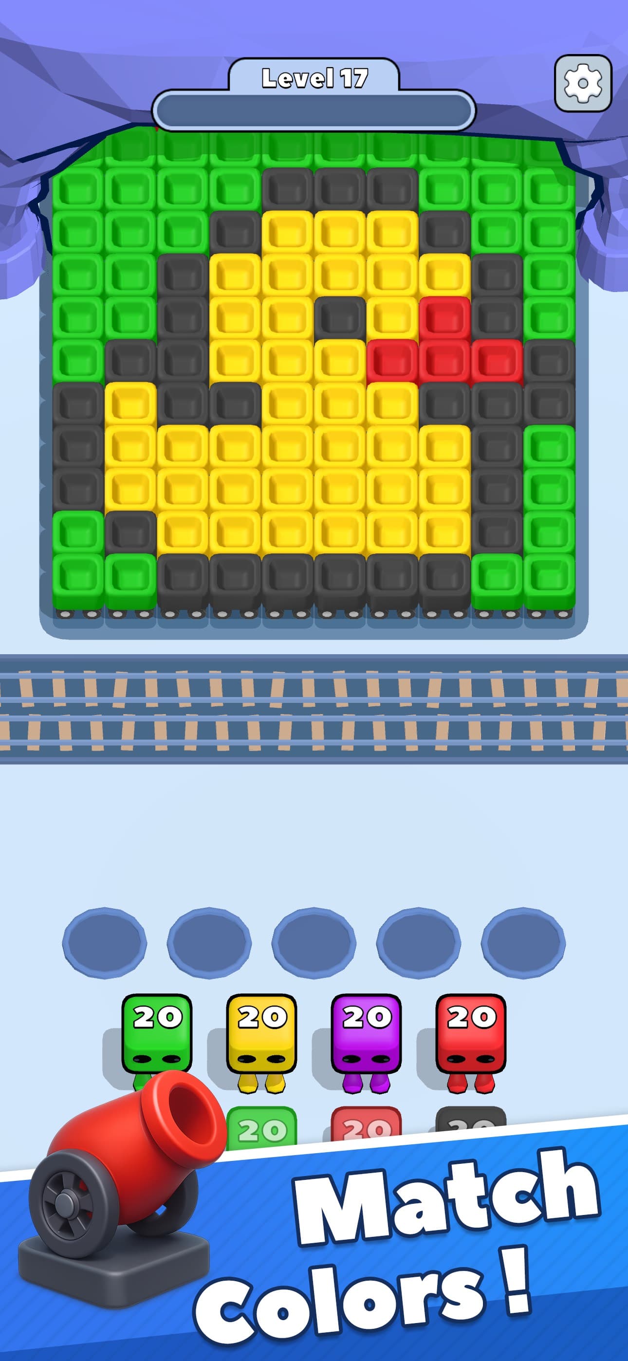 Color Blast 3D : TramCar screenshot 2 - screenshot