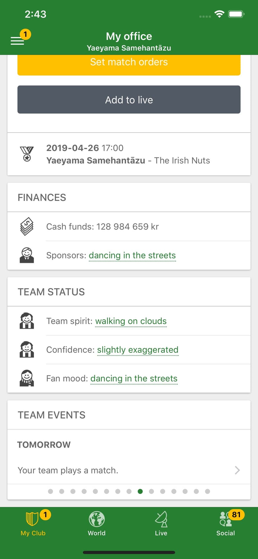 Hattrick Football Manager Game screenshot 9 - screenshot
