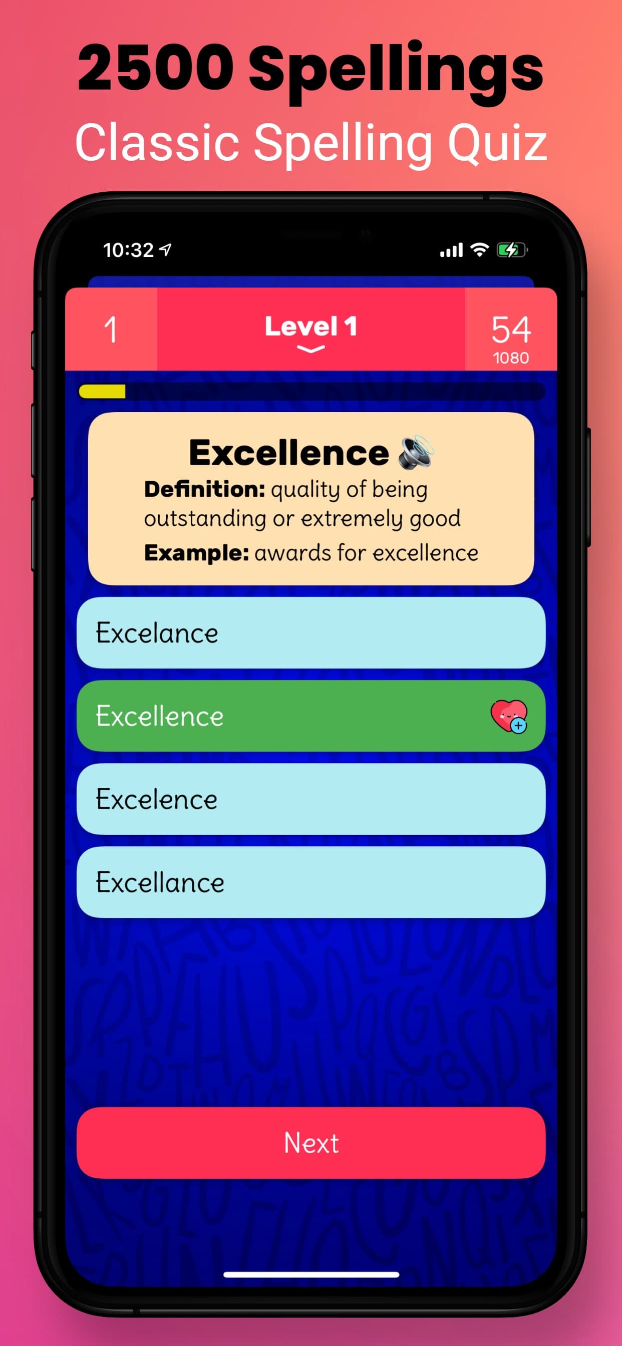 Ultimate English Spelling Quiz screenshot 3 - screenshot