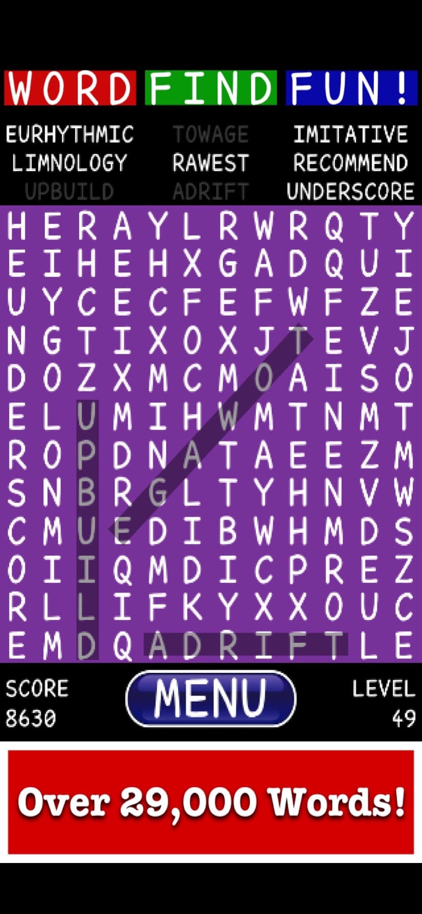 Word Find Fun! screenshot 1 - screenshot
