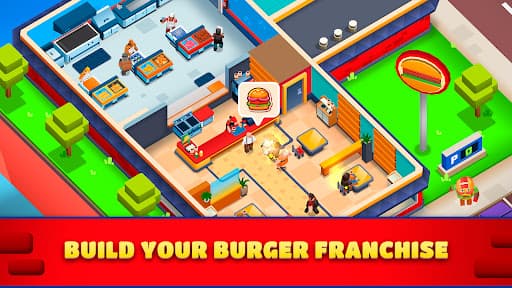 Idle Burger Empire Tycoon—Game screenshot 1 - screenshot