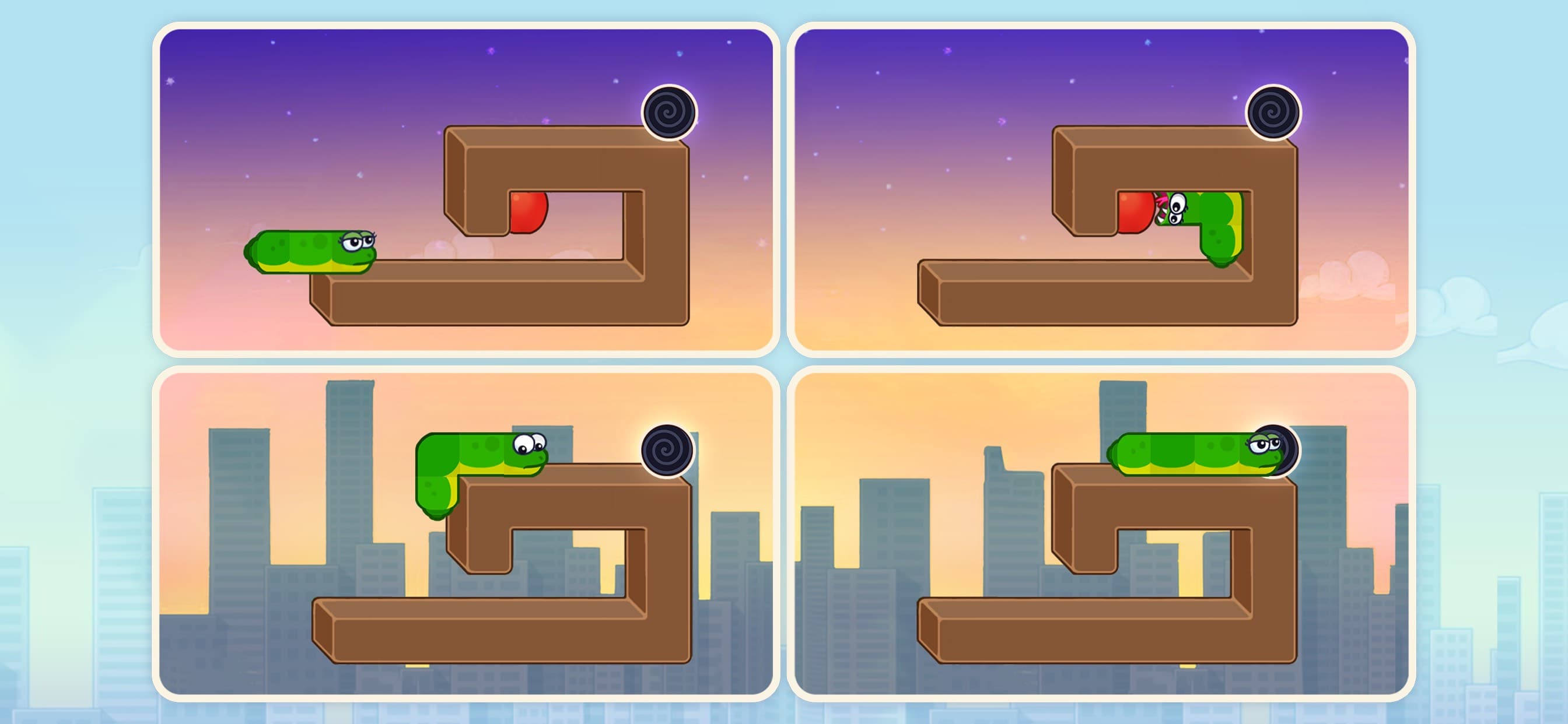 Snake Puzzle: Slither to Eat! screenshot 1 - screenshot