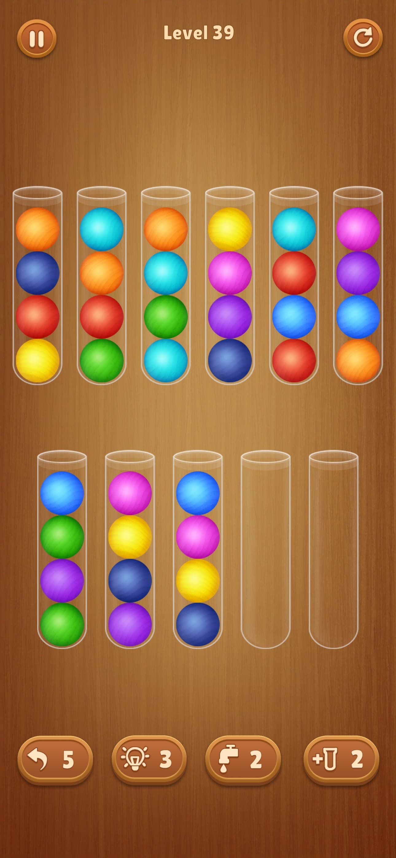 Color Ball Sort Wooden Puzzle screenshot 7 - screenshot