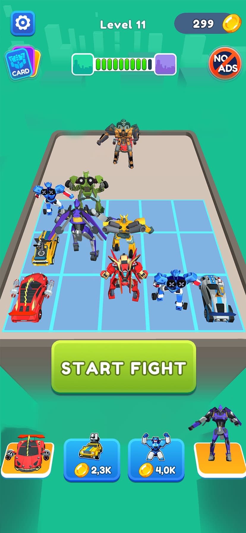 Merge Robot Master: Car Games screenshot 1 - screenshot