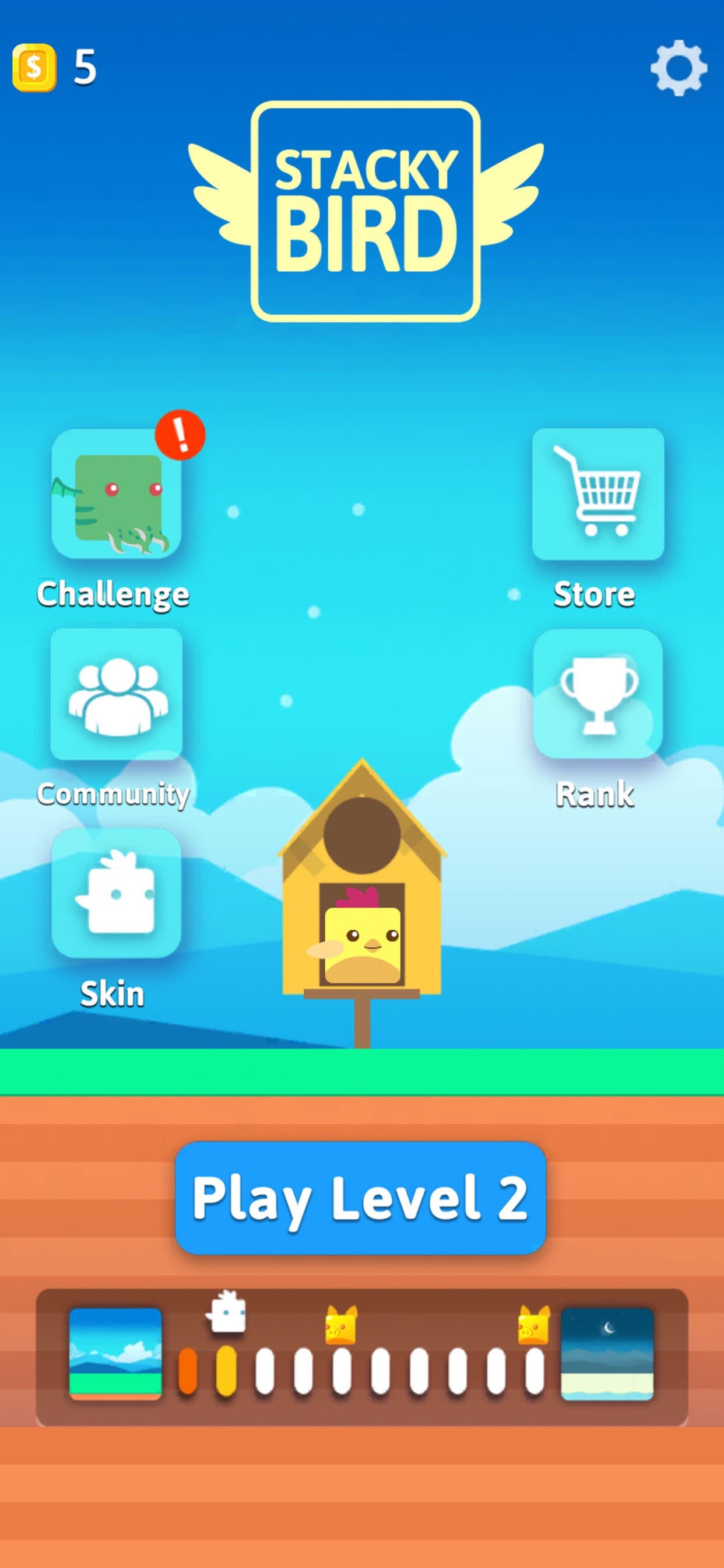 Stacky Bird: Fun No Wifi Games screenshot 1 - screenshot